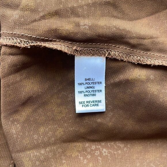 CATO Established 1946 18-20W  Romantic Floral Daisy Floral Blouse Ruffla Sleeve - Picture 9 of 9